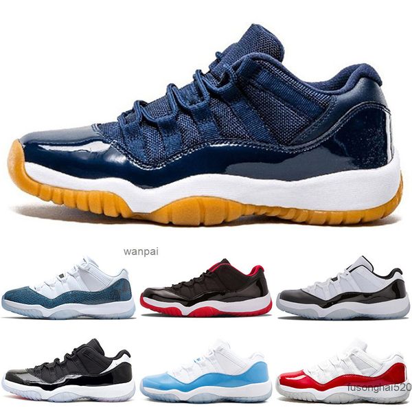 

2022 men low basketball shoes 11s bred concord infrared university blue varsity red rose gold closing ceremony navy gum sports