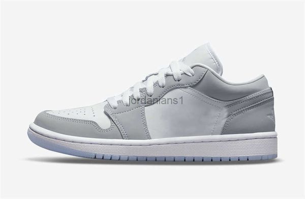 

shoes jumpman 1 low white wolf grey men/women basketball outdoor sneaker sports original delivery
