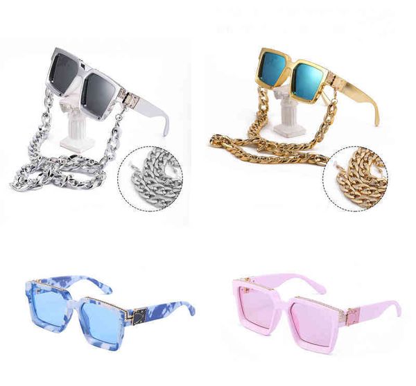 

designer millionaires ray cycle luxurious fashion sport oversized vintage woman mens diamond inlaid generous frame domineering sunshade sung, White;black