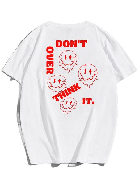 

romwe guys cartoon slogan graphic tee k6pv#, White;black