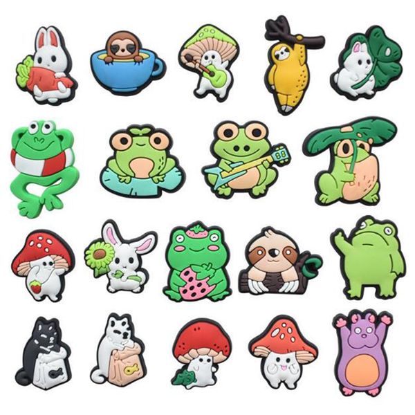 

fast delivery wholesale croc shoe charms parts accessories buckle clog buttons pins wristband bracelet decoration kids teen party gifts, White;pink