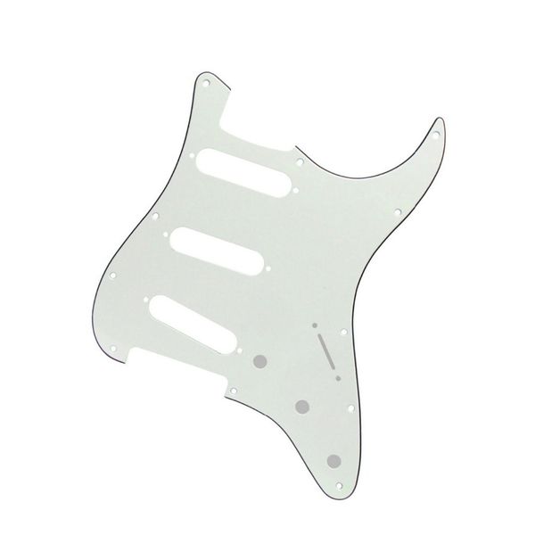 

3ply ivory electric guitar pickguard scratch plate sss 11 holes standard