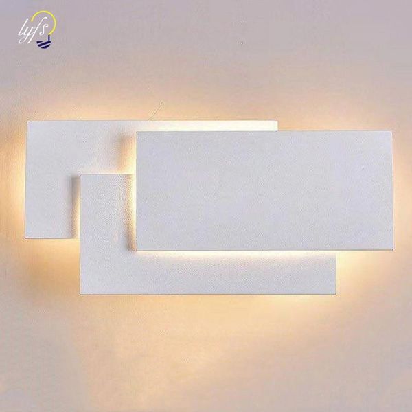 Lampada da parete Luce a LED Moderna Torre Stack Stile Decorazione Camera da letto Soggiorno Scala Corridoio IlluminazioneParete