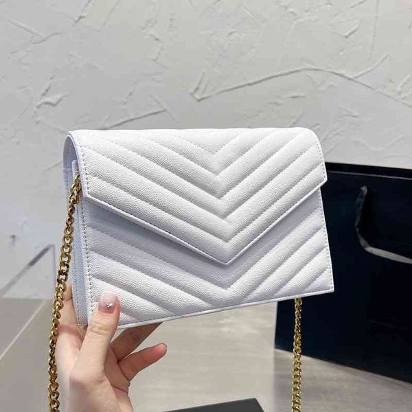 

classic envelope bag women shoulder bag fashion handbag leather luxury crossbody clutch lady purse 220527
