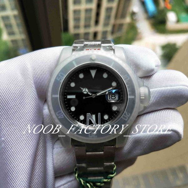 

n factory sells watch 904l steel bracelet 41mm men 2813 automatic movement watches black dial ceramic bezel wristwatches, Slivery;brown