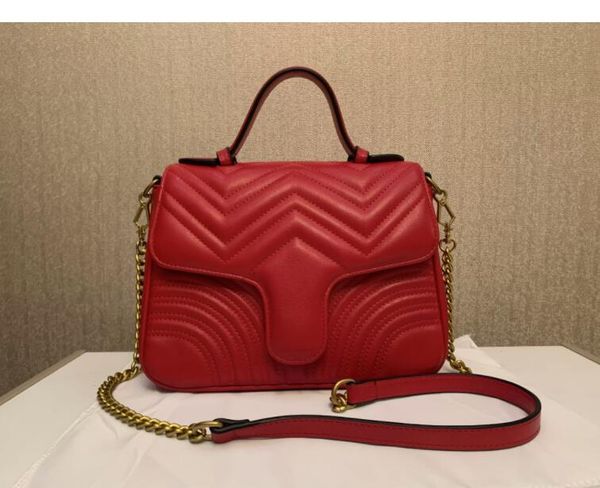 

fashion luxury designer new style marmont shoulder bags women gold chain cross body bag pu leather handbags purse female messenger tote bag