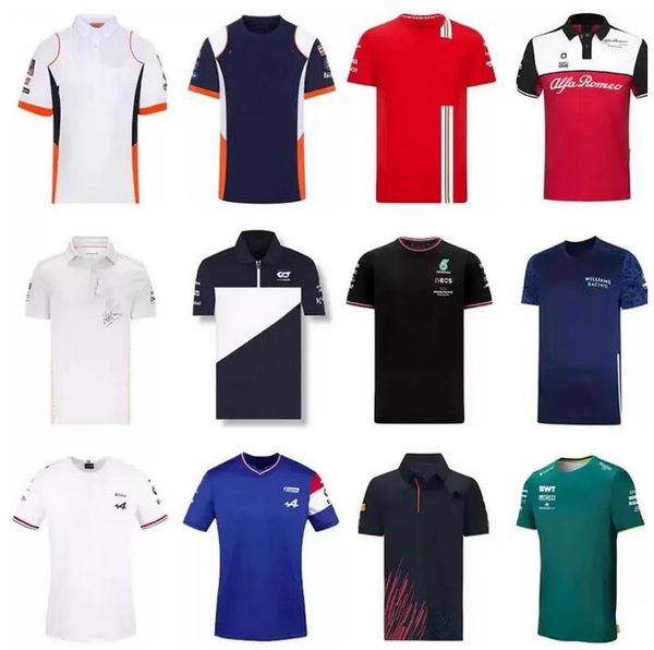 

2021 f1 formula 1 one jersey irish national team rugby jerseys men home away polo shirts uniform, Black;gray