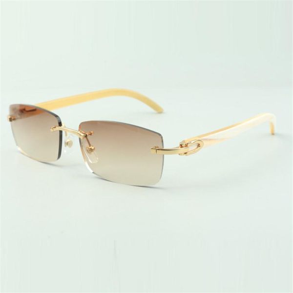 

plain white buffs sunglasses 3524012 with 56mm lenses for men and women210h, White;black