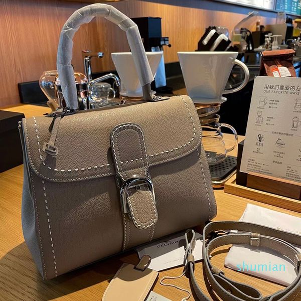 

luxury belgiu delvaux cowhide leather handbags women's fashion bags 2022285u