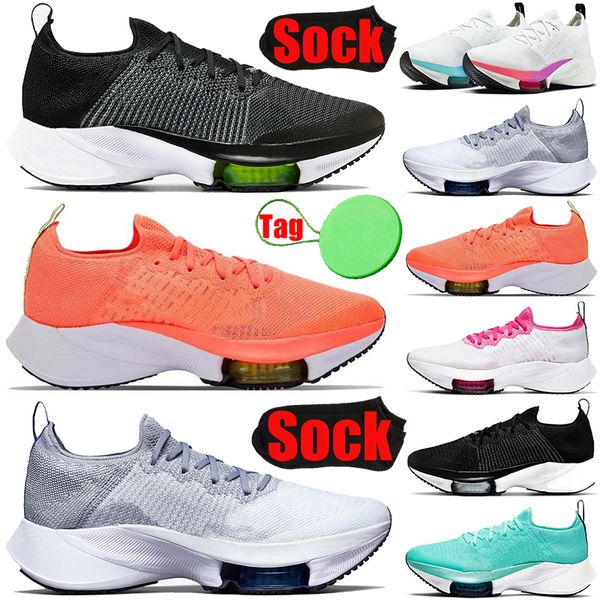 

with sock tag zoom tempo next% fly knit running shoes pegasus for mens womens zoomx type pure platinum barely volt men trainers sports sneak
