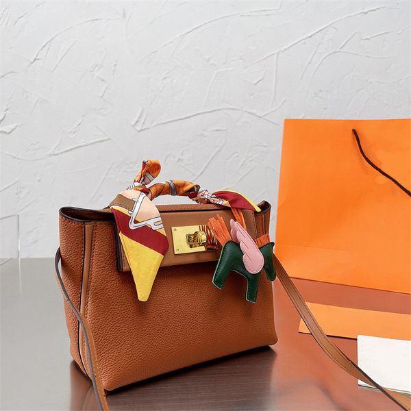 

designer handbag herbag herme crossbody shoulder bag genuine leather cowhide luxurious tote