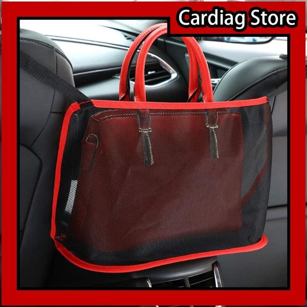 Organizer per auto, tasca in rete, supporto per borsa, sedile posteriore, per custodia per conducente, custodia in rete, accessori