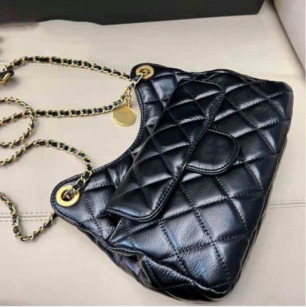 

tz women luxury aged handbags designer bag black genuine leather classic handbag designers diamond quilted gold-tone metal chain hardware sh