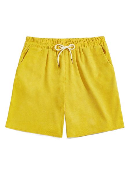 

romwe guys solid shorts u7ba#, White;black