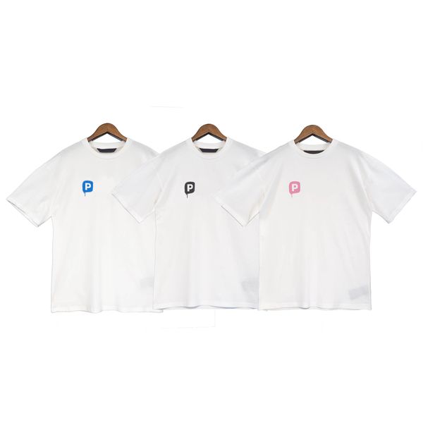 Дизайнер футболка дизайнер футболки пальмовые рубашки для мужчин мальчик-девочка Tops Tee Printing P Негабаритные дышащие повседневные ангелы Футболки 100% Pure Cotton Size S M L XL