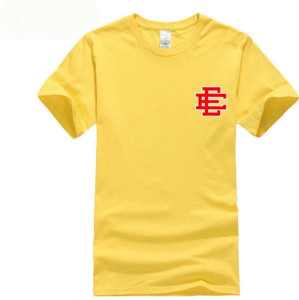 

eric mens emanuel t shirts fashion ee basic classic t-shirts cotton woman short sleeve hip hop sports tees fitness gym brand clothing men t, White;black