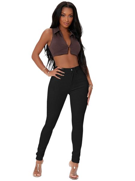 

sxy high waisted skinny jeans j7dq#, Blue
