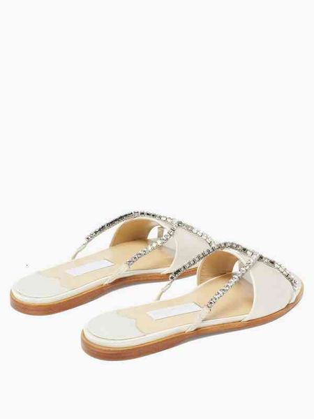

sandals famous summer aadi crystal cross-strap mules white leather women slipper crystals strap slides elegant beach slip on comfort, Black