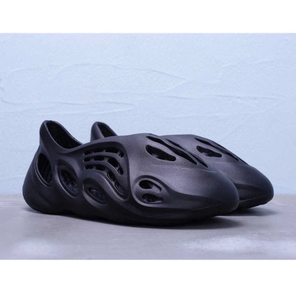 

slippers slides desert sand summer brown flat mens women glow green beach resin slide sandal graffiti bone rubber mxt moon gray mineral blue, Black