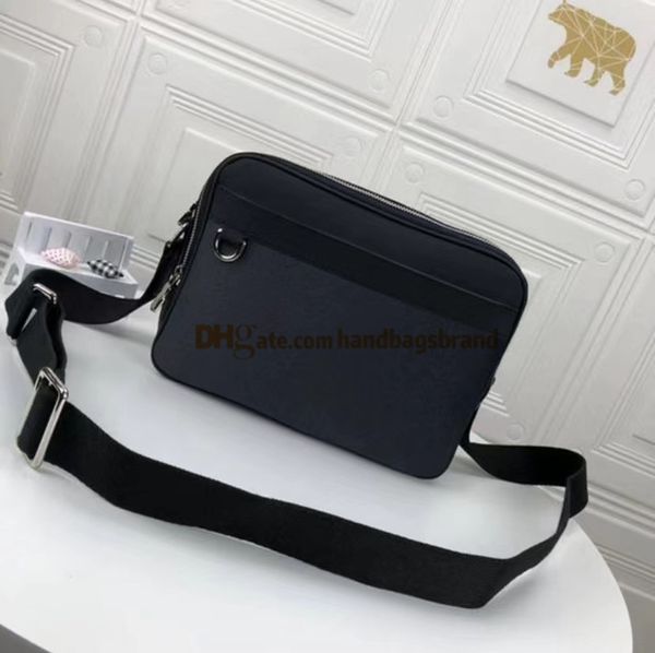 

n40087 classic luxury designer trocadero nm messenger bag leather crossbody bag men storage cell phone fashion famous brand postman bag size