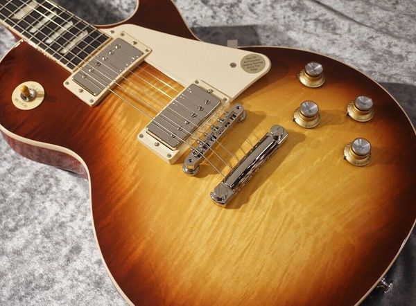 

paul standard 60s figured bourbon burst 20492017 electric guitar