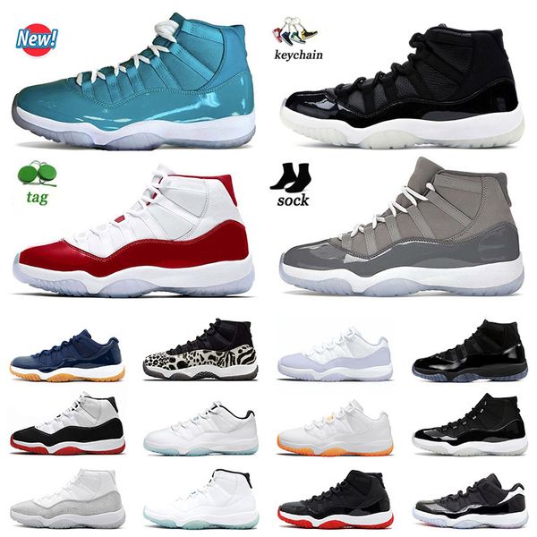 

2022 mens women og jumpman 11 basketball shoes 11s midnight blue dolphins cool grey jubilee 25th anniversary high white bred cherry retroes