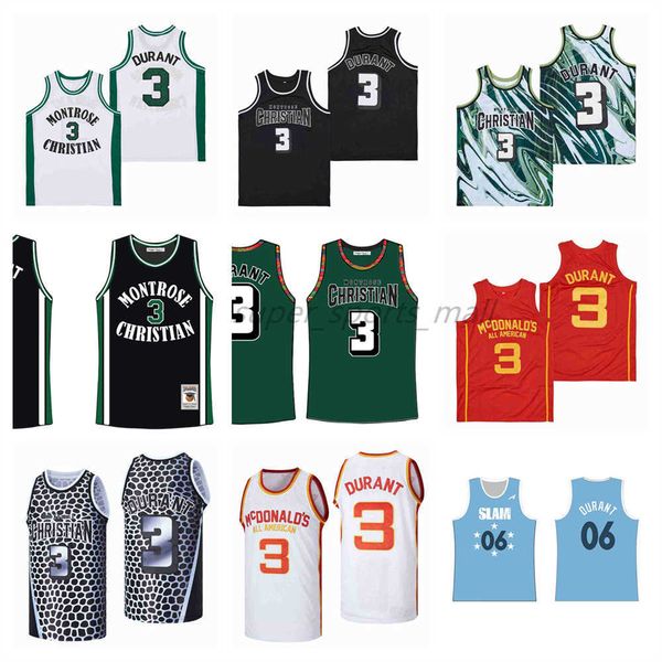 

movie basketball jerseys 3# kevin durant mcdonalds ula alternat jersey, Black;red