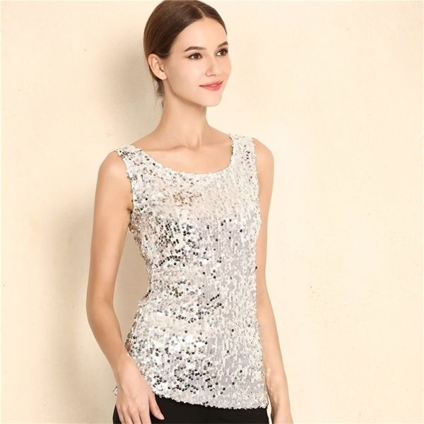 

women loose off shoulder sequin glitter blouses summer casual shirts vintage party y200622, White