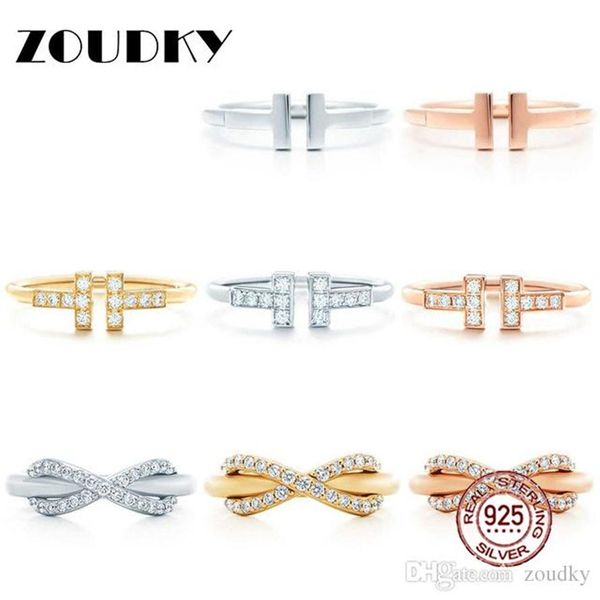 

dorapang 100% 925 sterling silver ring genuine charm classic ring 14 gold & rose gold selection women gift original jewelry2511
