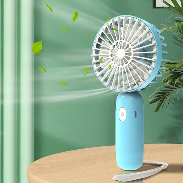 2022 Estate Nuovo Ventilatore Portatile Mini Ventilatore Ricaricabile USB da Tavolo Portatile per Studenti con Scatola al Minuto