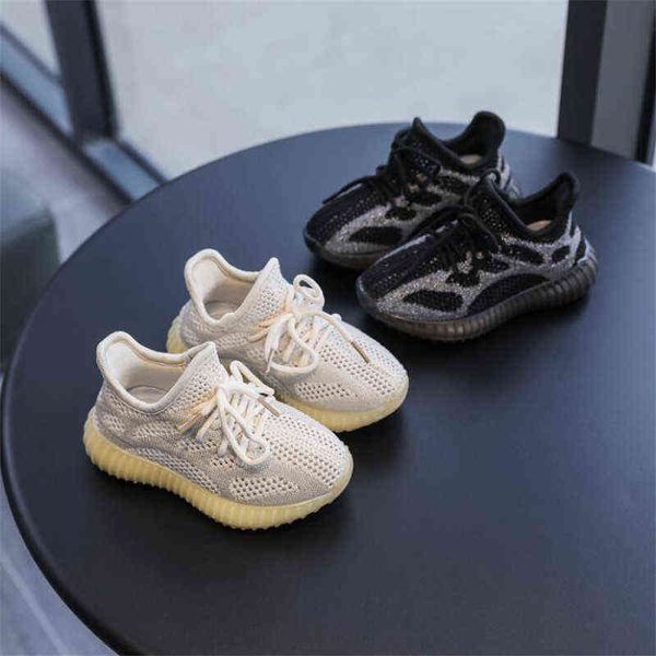 

new arrivals kids children girls for babys toddler sneakers fashion breathable boys sports shoes l220613, Black;red