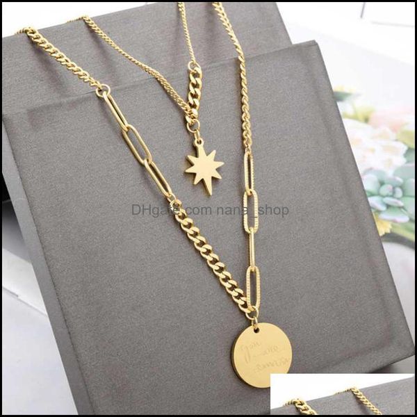 

pendant necklaces pendants jewelry stainless steel fashion fine hip hop street the brightes star dhqk6, Silver