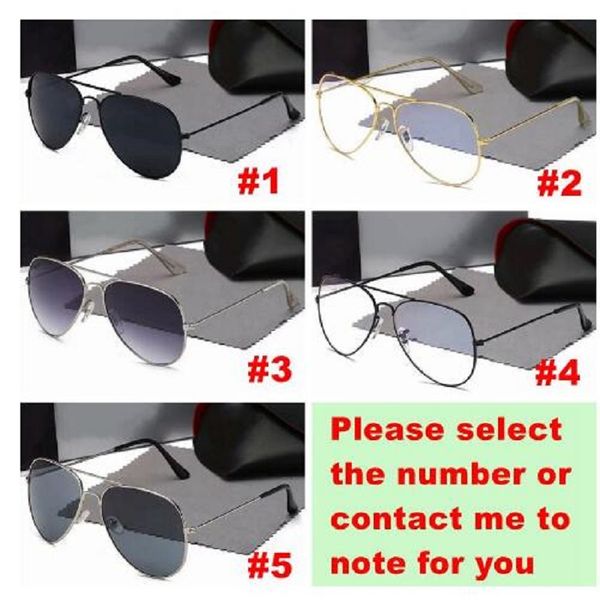 

luxury designer sunglasses for men women mirror metal frame pilot sunglass classic vintage eyewear anti-uv cycling driving 1pcs fashion sun, White;black