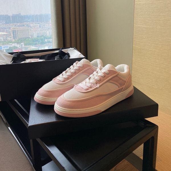 

dress shoes canvas casual shoes girls' pink lace up thick bottom color matching fashion women's college sports, Black