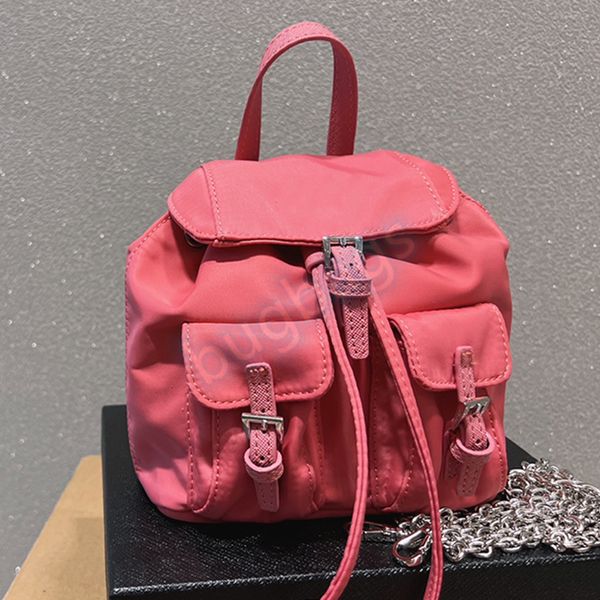Moderne klassische Rucksackstil Einkaufstasche Lady Men Nylon Handtasche Temperament M￼nzbrieftaschen 3 Farben