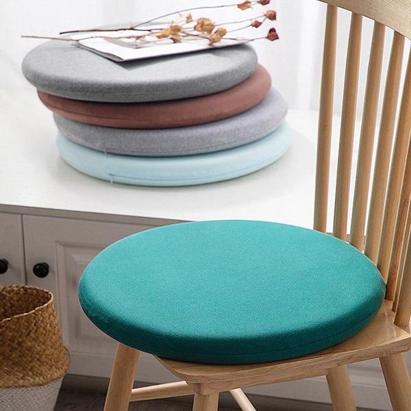 Cuscino/Cuscino Decorativo Cuscino Sedile Rotondo in Stile Giapponese Memory Foam Home Decor Futon Tatami Cuscinetti Antiscivolo per Sedie per Auto Cojin SillaCush