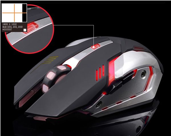 Игра Mouse X7 MICE Ноутбук настольный компьютер USB Беспроводная мышь Зарядка Wild Luminous