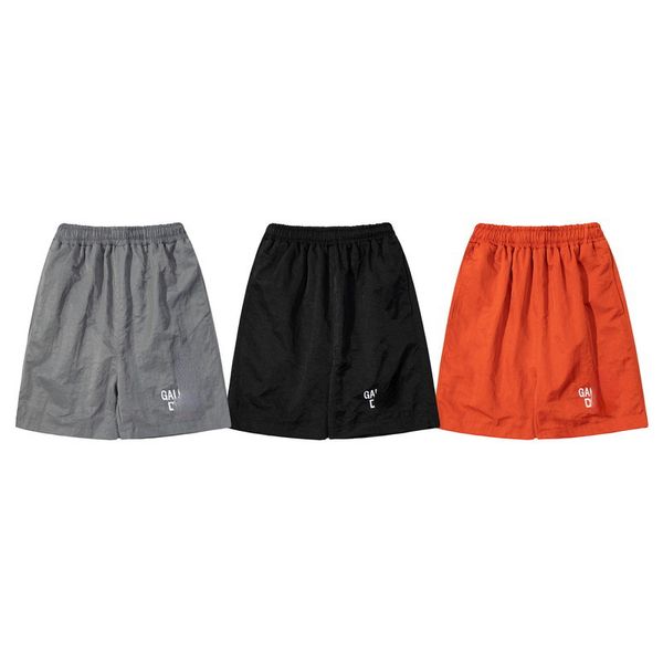 

high street shorts mens casual sports embroidered letters summer beach pants loose oversize style drawstring short pant trend designer, White;black