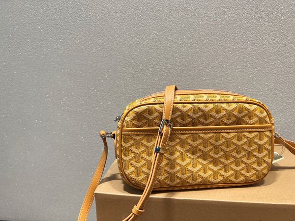 

designers shoulder bag luxury tote purse handbag message bags cluth brand classic genuine leather crossbody lady casual 24cm yellow