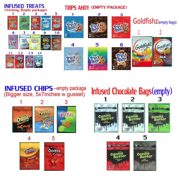 

infused cookies chips cereal treats chocolate brownie mylar bags runtz chesters fries butter trips ahoy goldfish baked snack crackers edible