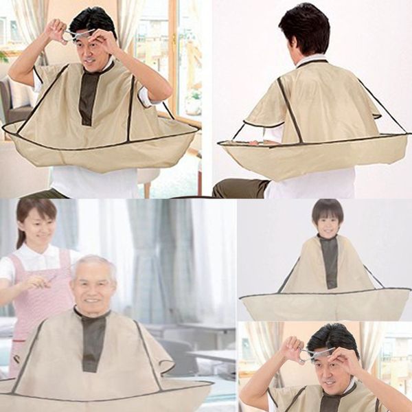 

waterproof hair cutting cloak foldable umbrella capes salon barber home hairdressing cape cover cloth with waterproof funct