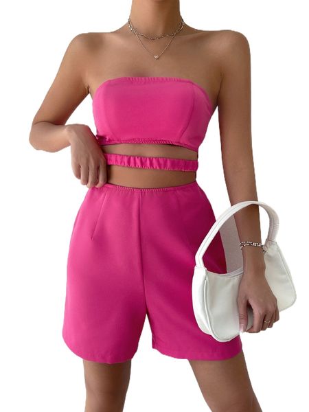 

cut out tube romper y8eh#, Black;white
