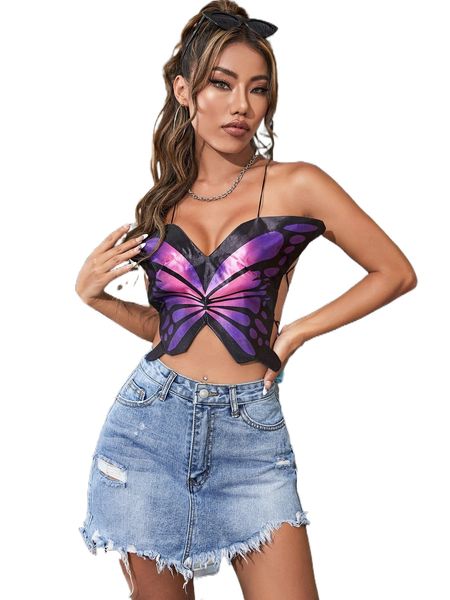 

ripped frayed hem denim skirt m7c0#, Black