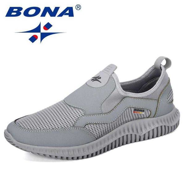 

bona new arrival mesh breathable krasovki shoes men super light casual shoes man tenis masculino sneakers male footwear, Black
