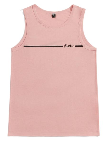 

men letter graphic tank j4lf#, White;black