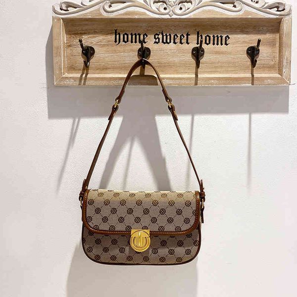 

2022 spring and summer new light luxury commuter bag hand-held shoulder bag and versatile, minority underarm bag women