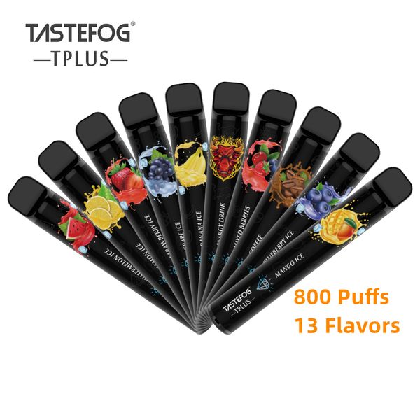 800 soffi monouso Vape Desechable Pod Cina Stock di fabbrica Vapes all'ingrosso Consegna rapida Sigarette elettroniche OEM / ODM Pacchetto inglese spagnolo con CE TPD