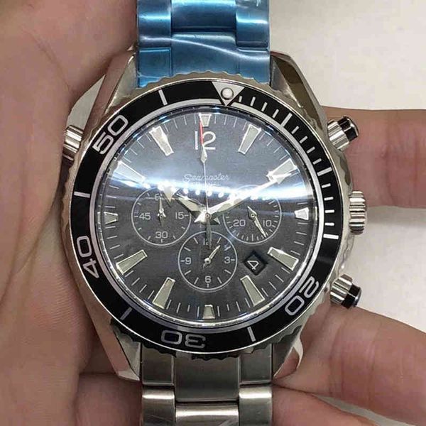 

luxury fashion watches for mens mechanical wristwatches automatic ome six pin black steel full-automaticdesigner, Slivery;brown