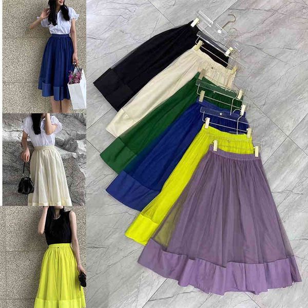 

skirts designer p190yk summer umbrella skirt, Black