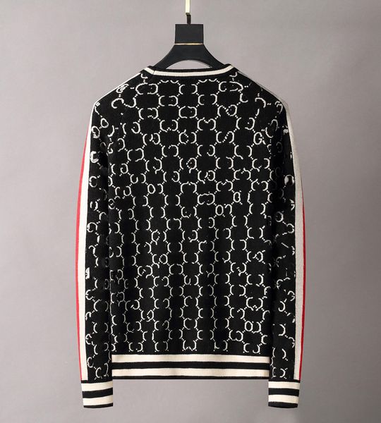 

popular men designer sweater letter embroidery winter autumn, White;black